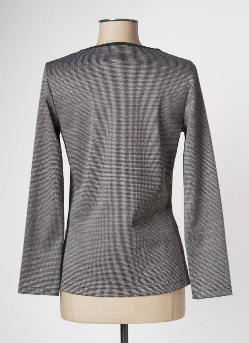 Top negru COULEURS DU TEMPS femeie