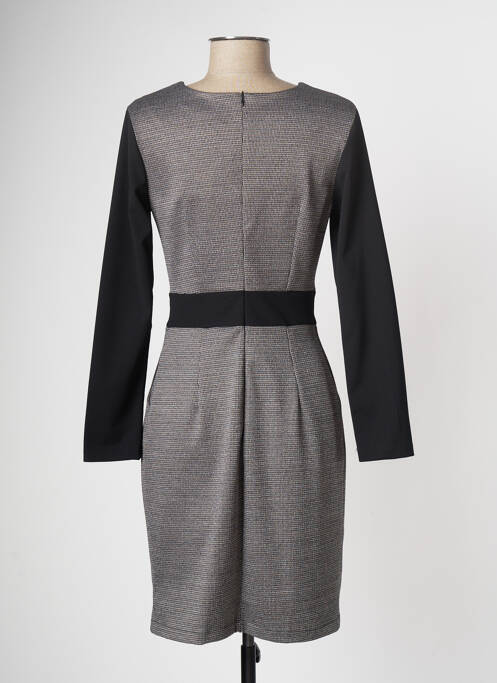 Rochie midi negru COULEURS DU TEMPS femeie