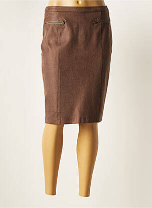 Fustă midi maro FRANCE RIVOIRE femeie