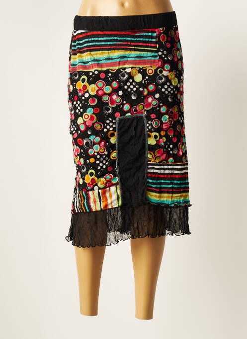 Fustă midi negru LISA CHESNAY femeie