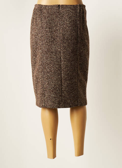 Fustă midi maro GUY DUBOUIS femeie