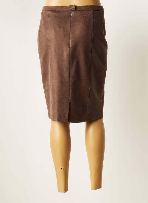 Fustă midi maro FRANCE RIVOIRE femeie