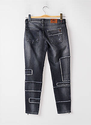 Blugi cu croială slim broderie cu nituri mărime normală albastru TRUSSARDI JEANS femeie