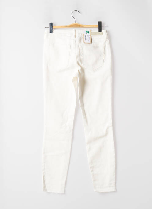 Blugi cu croială slim alb TOM TAILOR femeie