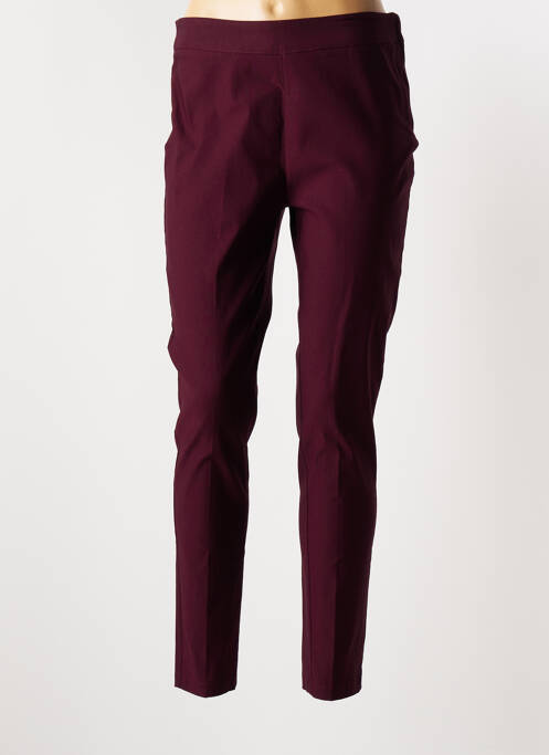 Pantalon slim roșu ELLEI femeie