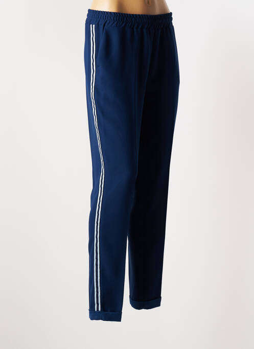 Pantalon drept albastru ELLEI femeie