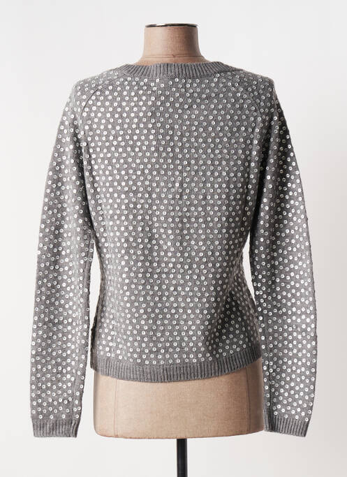 Vestă cu mâneci lungi gri LOLLIPOPS femeie