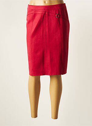 Fustă midi roșu CHRISTINE LAURE femeie
