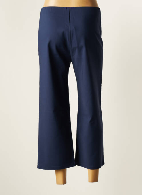 Pantalon trei sferturi albastru MARBLE femeie