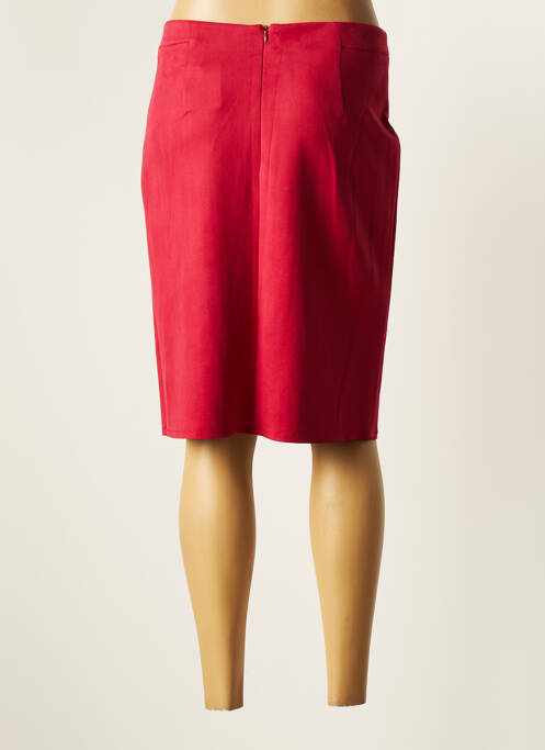 Fustă midi roșu CHRISTINE LAURE femeie