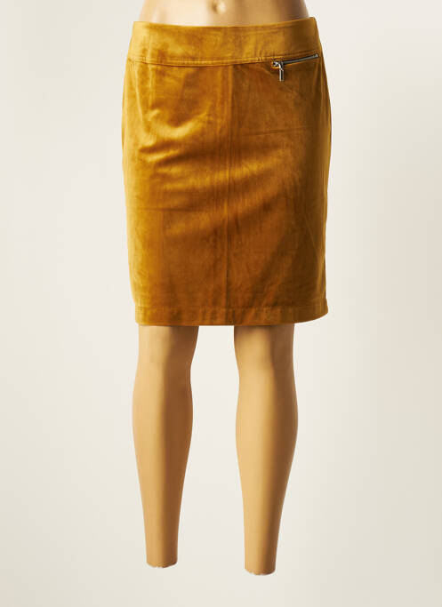 Fustă midi galben CHRISTINE LAURE femeie