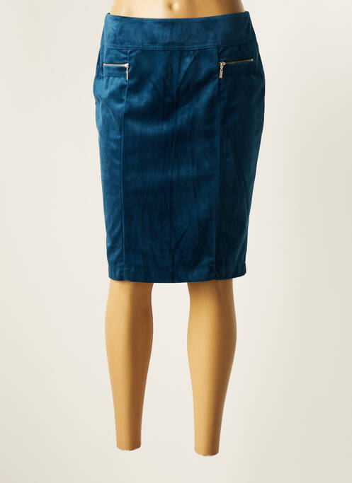 Fustă midi albastru CHRISTINE LAURE femeie