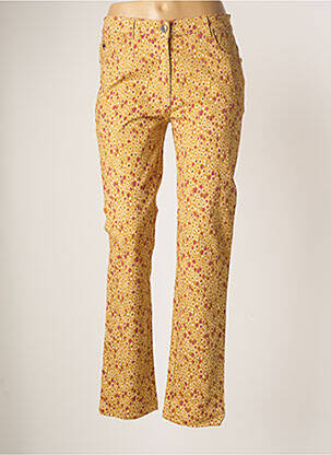 Pantalon slim galben AGATHE & LOUISE femeie