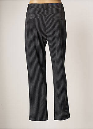 Pantalon drept talie cu cleme talie înaltă negru AGATHE & LOUISE femme