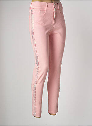 Blugi cu croială slim roz ANA SOUSA femeie