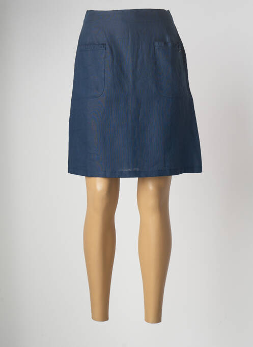 Fustă midi albastru MALOKA femeie