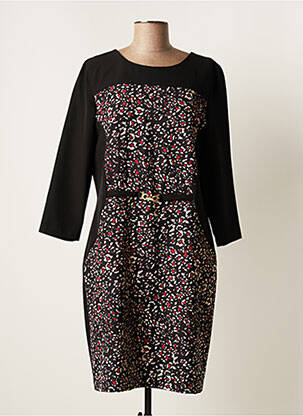 Rochie midi negru CRISTINA BARROS femeie