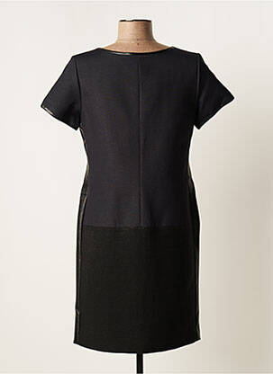 Rochie scurtă mâneci scurte mâneci scurte negru RIVIERES DE LUNE femeie