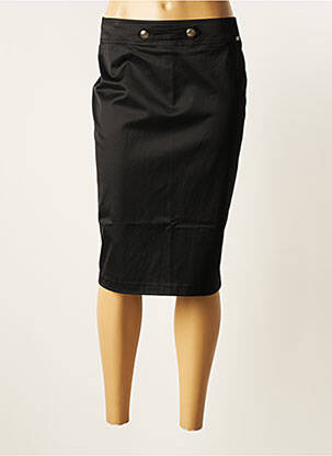 Fustă midi negru RIVIERES DE LUNE femeie