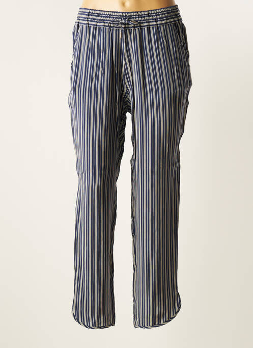 Pantalon drept albastru BRUNO SAINT HILAIRE femeie
