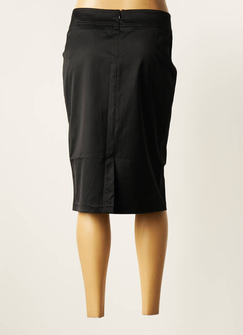 Fustă midi negru RIVIERES DE LUNE femeie