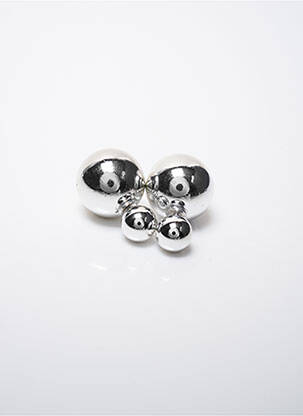 Cercei închidere cu închizătoare tip fluturaș gri SATINE femeie