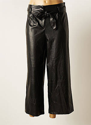 Pantalon larg negru ASTRID BLACK LABEL femeie