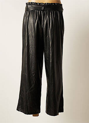 Pantalon larg negru ASTRID BLACK LABEL femeie