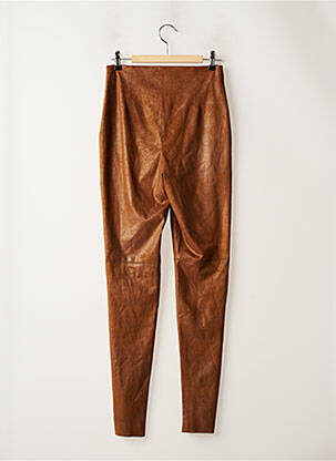 Pantalon slim maro ASTRID BLACK LABEL femeie