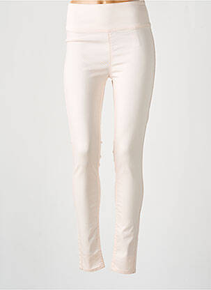 Pantalon slim roz PIECES femeie