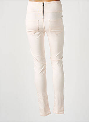Pantalon slim roz PIECES femeie