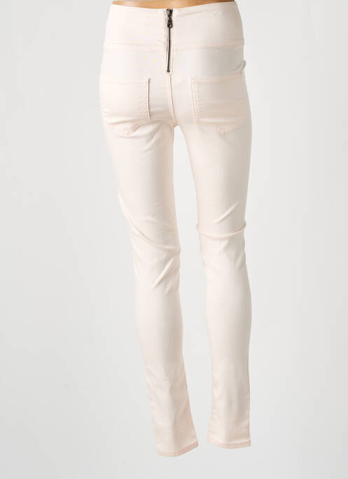 Pantalon slim roz PIECES femeie