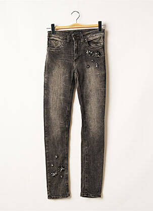 Blugi cu croială slim gri BLACK LABEL femeie