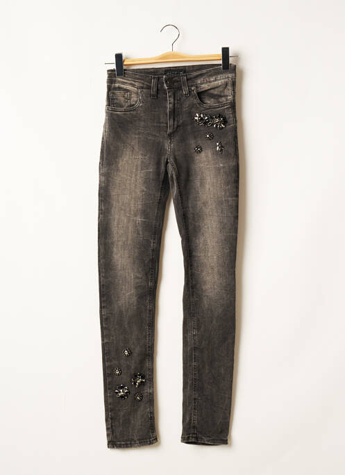 Blugi cu croială slim gri BLACK LABEL femeie