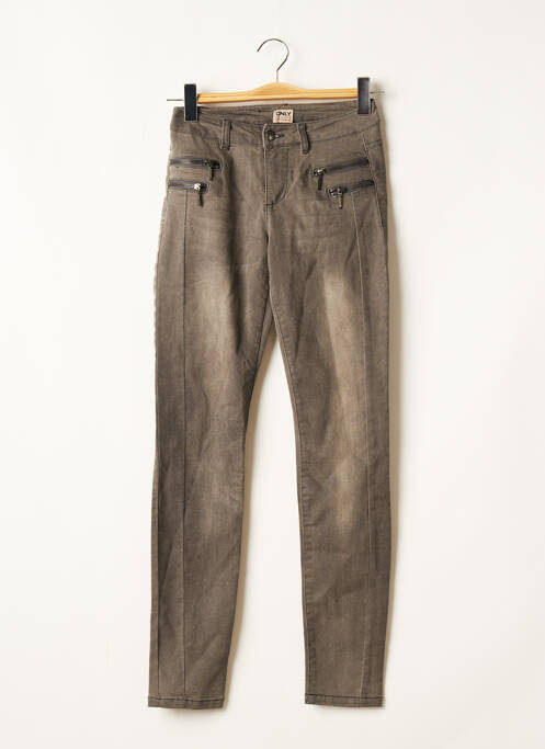 Pantalon slim elasticitate gri ONLY femme