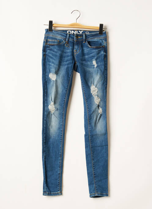 Blugi cu croială slim albastru ONLY femeie