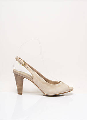 Sandale/Pantofi decupați bej MARCO TOZZI femeie