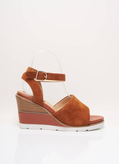 Sandale/Pantofi decupați maro FUGITIVE BY FRANCESCO ROSSI femeie