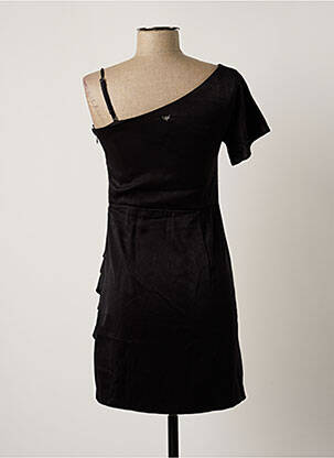 Rochie scurtă mâneci scurte mâneci scurte negru LES P'TITES BOMBES femeie