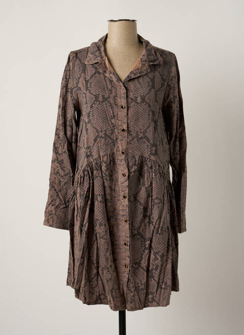 Rochie scurtă maro BSB femeie