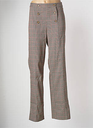 Pantalon drept bej LES P'TITES BOMBES femeie