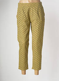 Pantalon 7/8 elasticitate mărime normală verde LES P'TITES BOMBES femeie