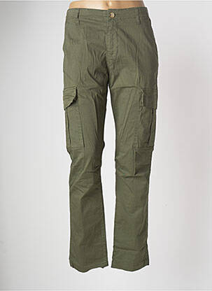 Pantalon cargo subțire mărime normală verde HAPPY femeie