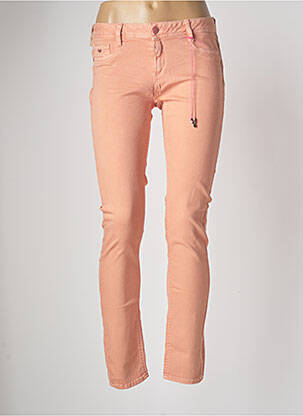 Blugi skinny elasticitate talie joasă portocalie KAPORAL femeie