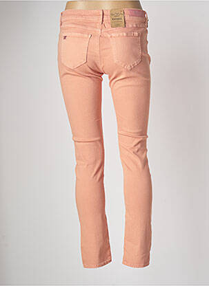 Blugi skinny elasticitate talie joasă portocalie KAPORAL femeie