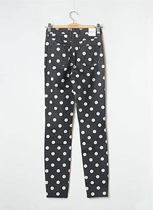 Pantalon slim broderie cu nituri mărime normală negru GUESS femeie