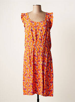 Rochie midi portocaliu PRINCESSE NOMADE femeie