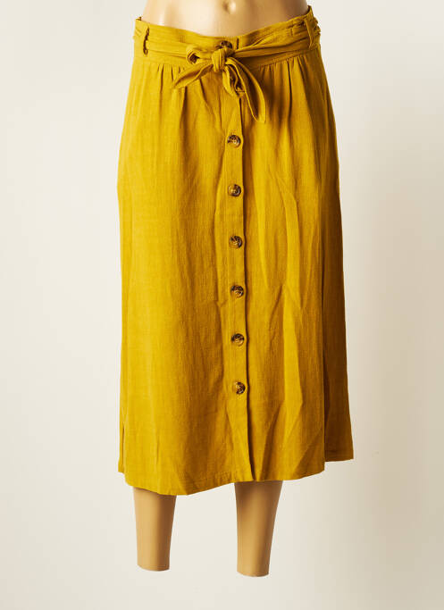 Fustă midi galben KING LOUIE femeie