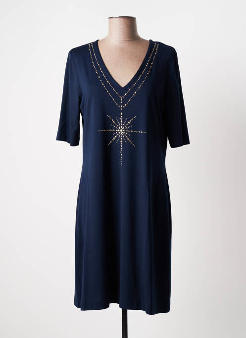 Rochie midi albastru NATHALIE CHAIZE femeie