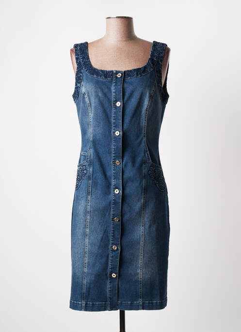 Rochie midi albastru FUEGO WOMAN femeie